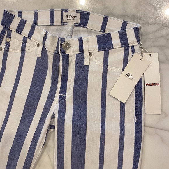 NWT Hudson Ankle Krista Zip Super Skinny - Picture 1 of 7